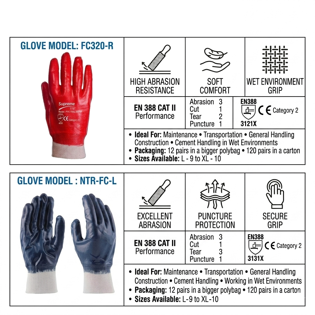 heavy duty fully coated knit wrist work gloves | waterproof pvc & nitrile options (en 388) heavy duty fully coated knit wrist work gloves | waterproof pvc & nitrile options (en 388)