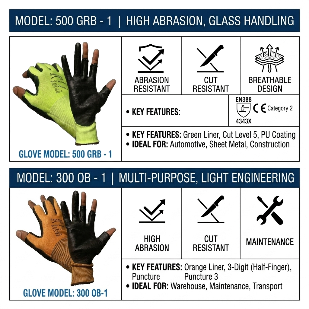 supreme three half digit precision work gloves – high dexterity cut protection supreme three half digit precision work gloves – high dexterity cut protection